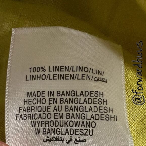 Ellen Tracy 100% Linen Shirt – Zip Front, Roll-Tab Sleeves Size Small - Picture 7 of 13